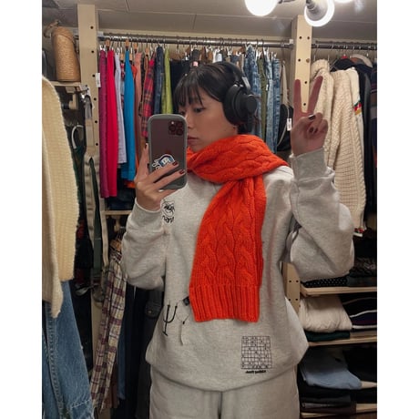 [USED] GAP ケーブルニット マフラー