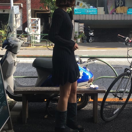[USED] ひらひら〜素敵なニットワンピース