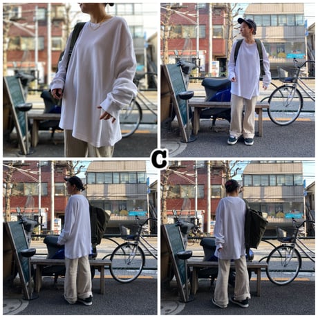 [USED] WIDE シルエット サーマル LONG Tee