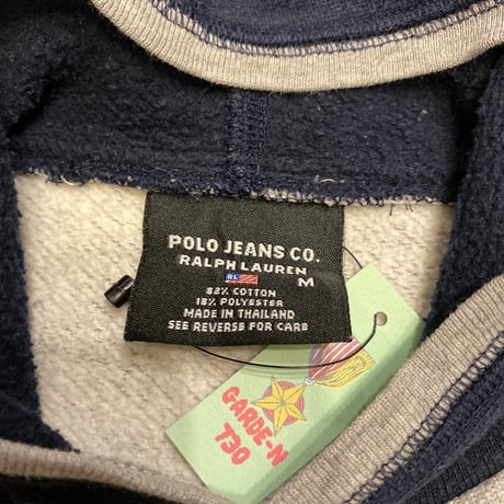 [USED] "POLO JEANS" bi-color parka