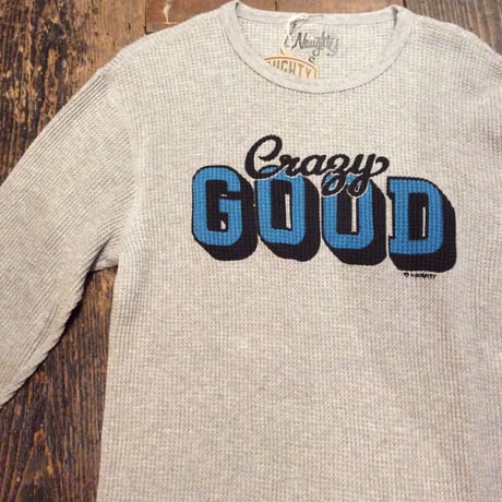 [Naughty] CRAZY GOOD WAFFLE L/S Tee