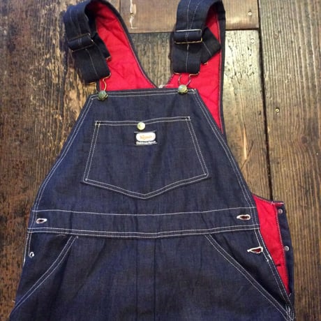 [USED] 70~80's OSHKOSH  裏キルティング付き オーバーオール