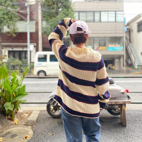 [USED] ざっくり♡ボーダー ACRYL KNIT