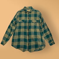 [USED] ZIPネルシャツ💚