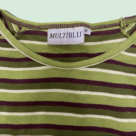 [USED]ボーダー 七分袖ロンtee