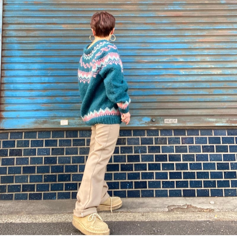 AtelierGG☆新品未使用ヴィンテージ ドナルドダック　タータンチェックS タータンチェック チェック・格子柄 オックス生地