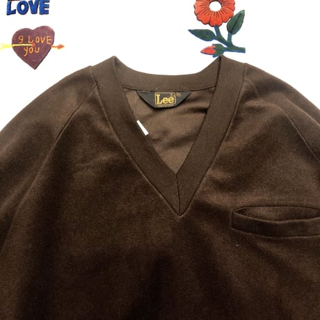 [USED] vintage Lee Vネックプルオーバー