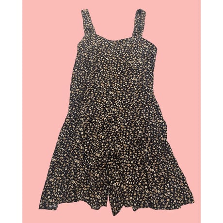[USED]made in U.S.A.🌼 小花柄オールインワン