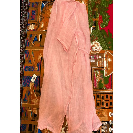［USED］PINK"ガーゼ"ワンピース