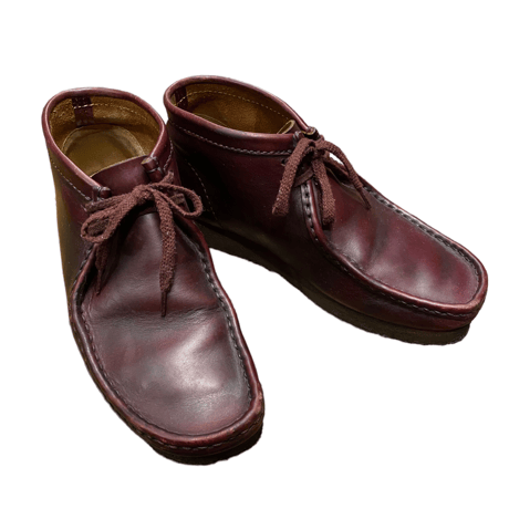 [USED] "Clarks" ワラビー Men's size