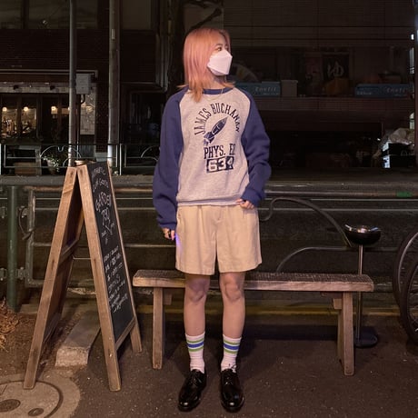 [USED] BEIGE WOOL SHORTS♡