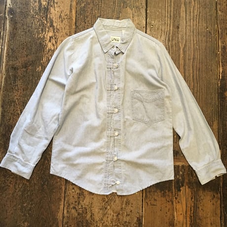 [USED] チャイナ風 シャンブレーシャツ
