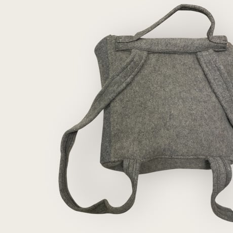 [DEADSTOCK] GREY WOOL リュック