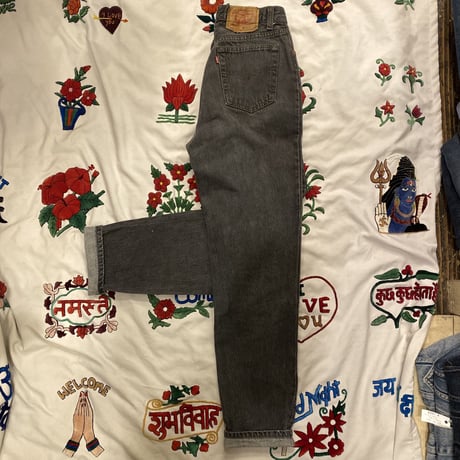 [USED]  OLD Levi's 17501 High-Waist(BLK)