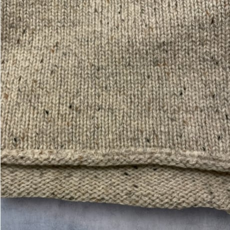 [USED] Wool Rich Vネックネップニット