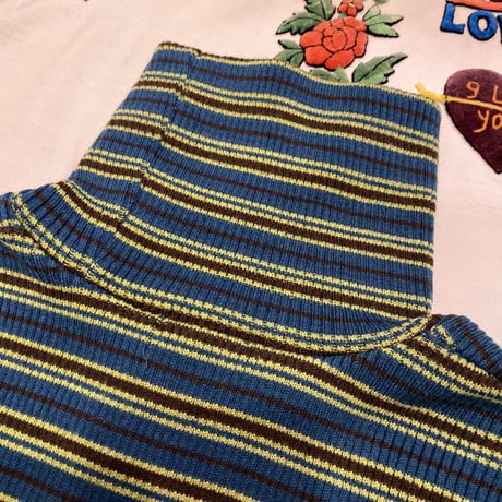 [USED] マルチボーダータートルKNIT♡