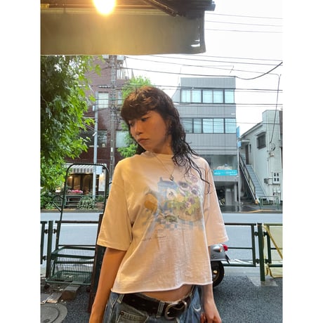 [USED] 90‘s Janette Jones プリントtee