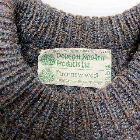[USED] ブルー🫐のフィッシャーマンニット