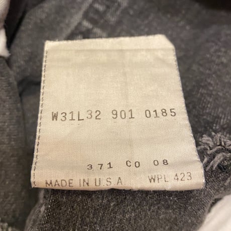 [USED] made in U.S.A.♡ Levi's 901 BLACK