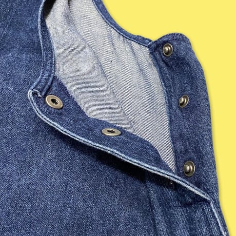 [USED] DENIM♡切り替えサロペットスカート