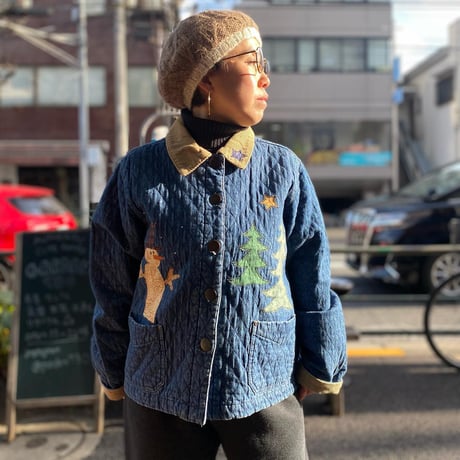 [USED] キルティングデニムjacket