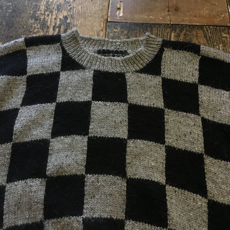 [USED] かわいい！チェッカーニット