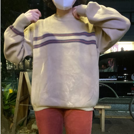 [USED] Levi's ベージュ リブニット