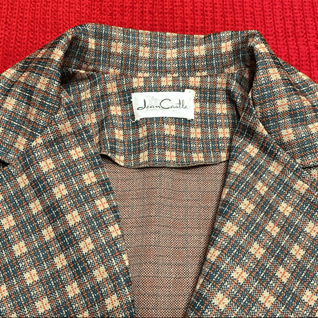 [USED]  70's チェック テーラードJKT