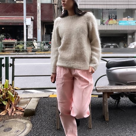 [USED]good ivory モヘア ラグラン KNIT 🥣♡