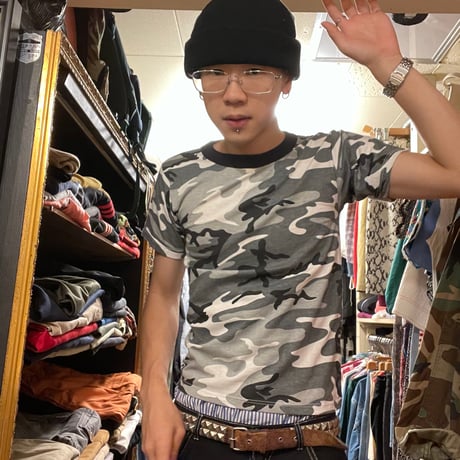 [deadstock] モノクロCAMOTee
