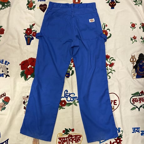 [USED] 70's  Dickies BLUE PAINTER PANTS