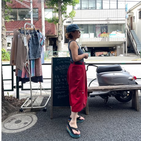[Gardenworks] Re-make Dickies セルフォンポケット 膝下ショーツ