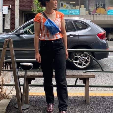 [USED] CROPPED TIE-DYE Tee🧡