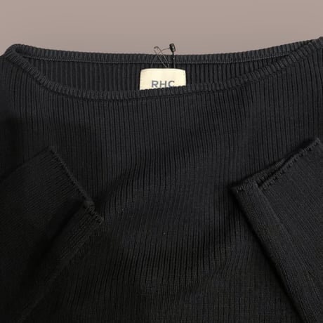 [USED]   RHC リブトップス  (BLACK)