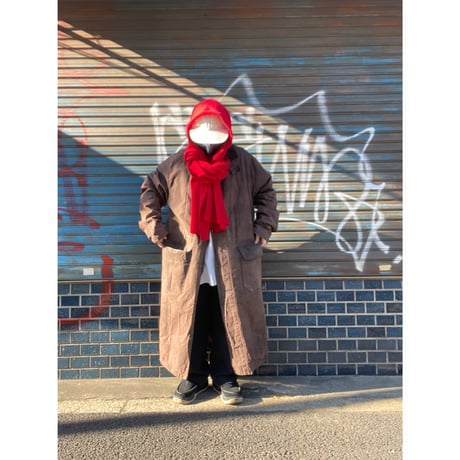 [USED] オイルド LONG コート mede in England