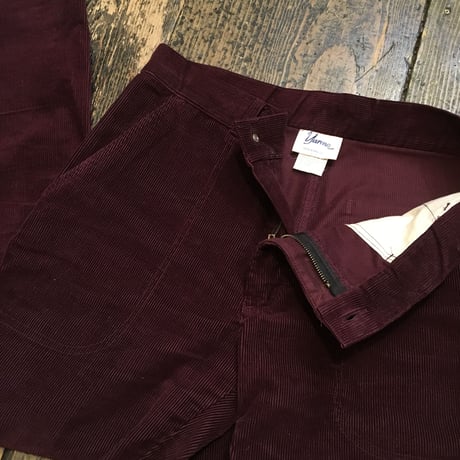 [USED] WINE RED コーデュロイパンツ made in Englamd