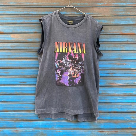 [USED] NIRVANA カットオフ Tee