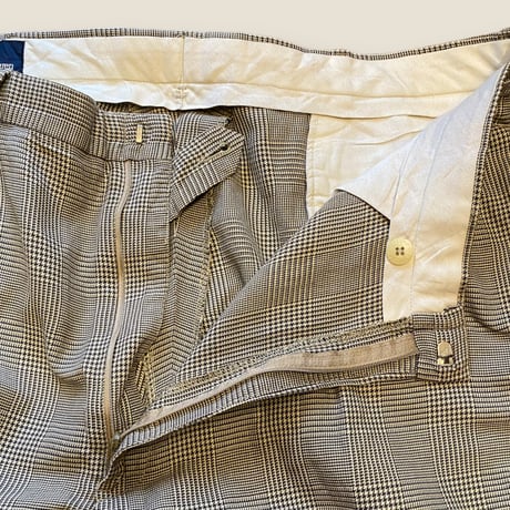[USED] RalphLauren千鳥柄 loose 2タックパンツ