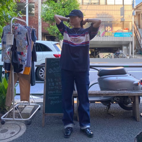[USED] "CANDA" ネイビーS/S Tee