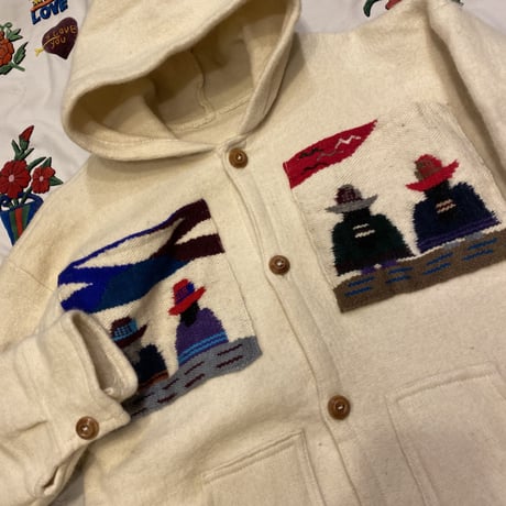 [USED] 刺繍ポケ付き♡WOOL JKT