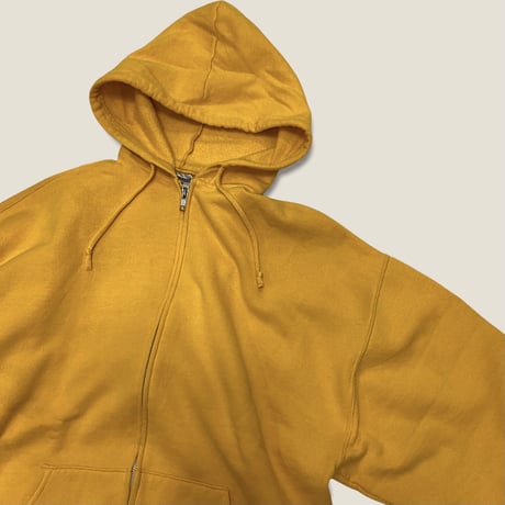 [USED] 90's YELLOW ZIP-UP PARKA！