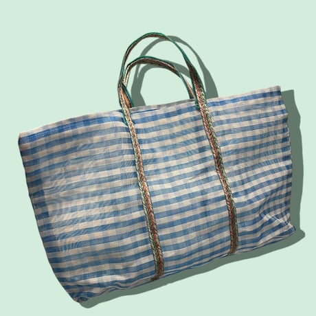 ［used］ギンガムメッシュBAG