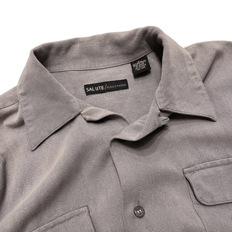 [USED] L/S OPEN COLLAR RAYON SHIRTS