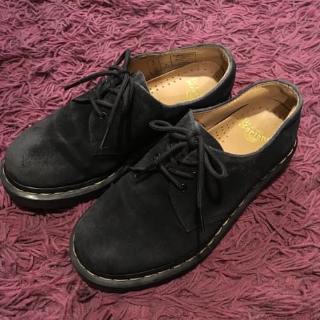 [USED] Dr.Martens BLACK  SUEDE /3HOLE