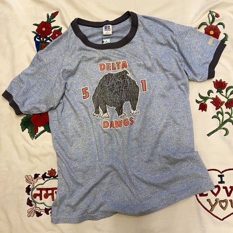 [USED] 80's RUSSELL リンガー Tee！