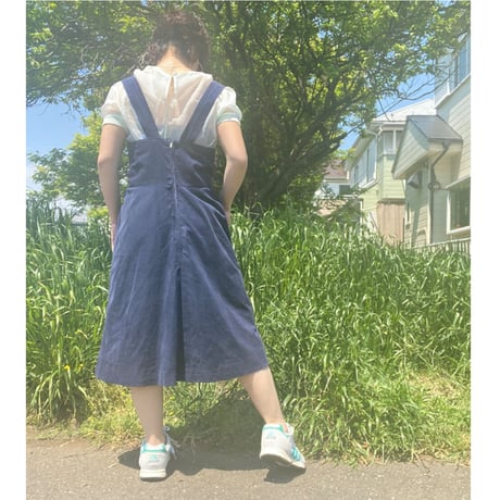 [USED]  VINTAGE CORD ワンピース