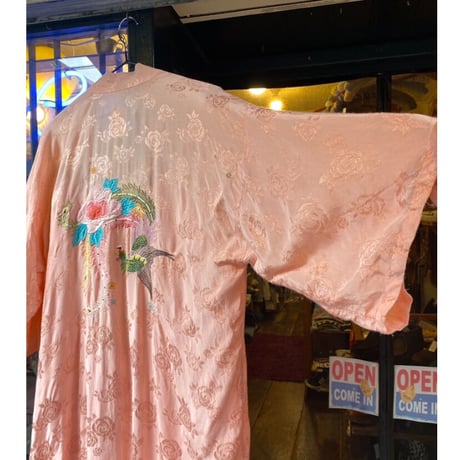 [USED] vintage CHINA ガウン ピンク