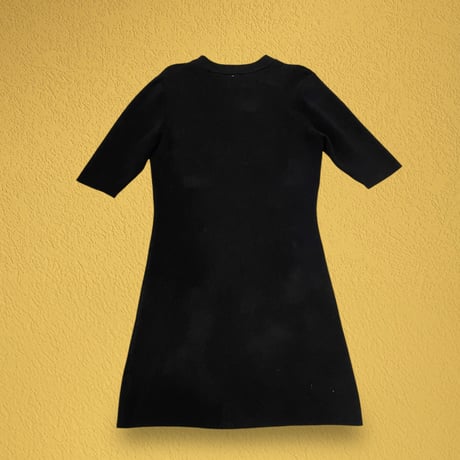 [USED]BLACK🖤リブミニワンピース