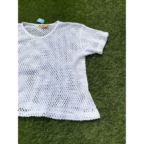 [USED]  COTTON メッシュ S/S Tee / WHT
