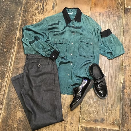 [USED] とろみ レーヨン SHIRT